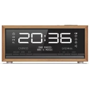 CARNEO C100, radio DAB+, FM, BT, budilka, OLED, leseno