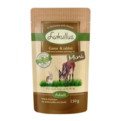 Lukullus Adult Mini brez žit 6 x 150 g - Divjačina & zajec