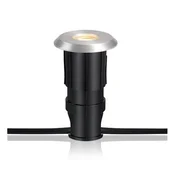 Markslöjd 107717 - LED spoljno ugradno svetlo GARDEN24 3W/24V IP44 crna/mat hrom