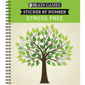 Brain Games - Sticker by Number: Stress Free (28 Images to Sticker)