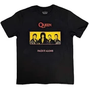 Queen Face It Alone Panel Black M Majica