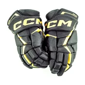 Hokejske rokavice CCM JetSpeed FT6 Black/Sunflower Junior 10 palcev