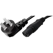 HAWA Priključni kabel za hladne naprave [ China vtič - IEC vtičnica C13] črni 2 m HAWA 1008258, (20414307)