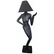 Casa Padrino luxury floor lamp lady black H. 187 cm