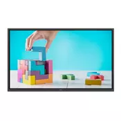 Philips E-Line 65BDL4152E/00 Digitalni reklamni ravni zaslon 165,1 cm (65) Wi-Fi 400 cd/m2 4K Ultra HD Crno Ekran osjetljiv na dodir Ugradeni procesor Android 18/7