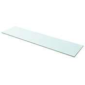 Ploca za Police Staklo Prozirna 100x25 cm