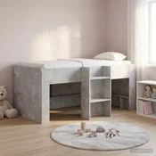 Kreveta za visoko spavanje djece 2 pcs Beton Konstruirano drvo