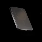 ZENS Slim Qi2 aluminijasta prenosna baterija - magnetna prenosna baterija s kapaciteto 5000 mAh, združljiva z MagSafe in Qi2 (črna)