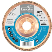 SLTT univerzalni lamelni disk HybridPerfection O 125 mm keramika/ploski LUKAS - zrnatost 60