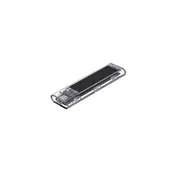 Gembird Zunanji zaboj za pogone M.2 NVMe, USB 3.0, aluminij in plastika, črn