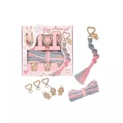 Miss Melody DIY Key chain set , Sada na výrobu přívěsku na klíče s karabinou
