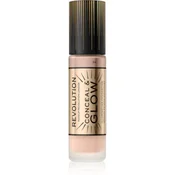 Makeup Revolution Conceal & Glow posvjetljujuci puder za prirodni izgled nijansa F4 23 ml