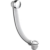 AQUALINE Eleganten komplet za kad z bovdenom, dolžina 730mm, mosaz/chrom finish