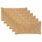 vidaXL Prevleka za blazino 6 kos HOUTEN Taupe 40 x 70 cm