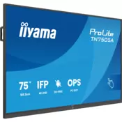 iiyama TN7505A-B1AG Interaktivni zaslon 75 IPS 4K IR 40-točkovni 500cd DeepContrast-IR+ VGA 2xHDMI DP USB-C 2x20W VESA
