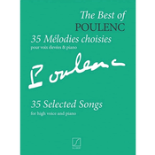 POULENC:35 SELECTED SONGS FOR HIGH VOICE AND piano