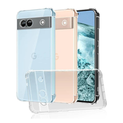 Techsuit Shockproof Clear Silicone prozorna maskica odporna na udarce za Google Pixel 9 Pro