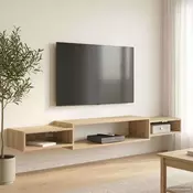 TV ormar za montažu na zid Zidna montaža Hrast sonoma