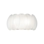 Ideal Lux 38025 - Stenska svetilka 2xE27/60W/230V bela