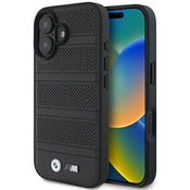 BMW BMHMP16S23PUSPK iPhone 16 6.1 black hardcase M Perforated And Stitched Line MagSafe (BMHMP16S23PUSPK)