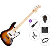 SX SJB75 Premium SET 3-Tone Sunburst Električna bas kitara
