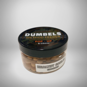 TRAPER MF Dumbels Pop-up Mamac, 8-10mm, Beli luk, 30g