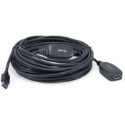 EQUIP EQUIP Active USB 3.0 tip A/A moški/ženski podaljšek 10m, (21406926)