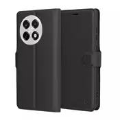 Etui Techsuit Leather Folio za OnePlus 13R - črn