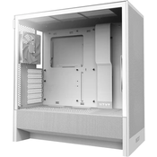 Kućište NZXT H5 Flow, Mid tower, kaljeno staklo, bez napajanja, ATX, bijelo CC-H52FW-01
