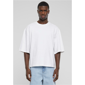 Mens T-shirt oversized Cropped white
