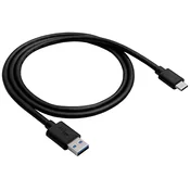 Akyga Akyga USB kabel USB-A vtič\, USB-C vtič 0.5 m črna AK-USB-24, (20578062)
