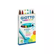 Flomasteri GIOTTO TURBO MAXI / 6 boja (slikarski pribor za)