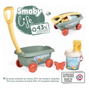 Smoby voziček Life Beach Cart z vedro setom