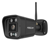 Foscam V5P WLAN surveillance camera black 5MP (3072×1728), dual band WLAN, integrated headlight and siren