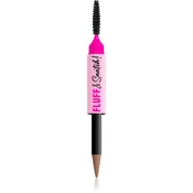 NYX Professional Makeup Fluff & Snatch olovka za obrve s puder efektom nijansa Ash Blonde 1 g