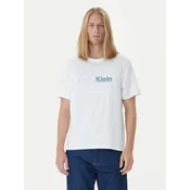 Calvin Klein Majica LV04RD822G Bela Regular Fit