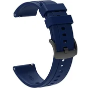 GS Univerzalni silikonski pašček 22 mm, temno moder