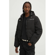Jakna Juicy Couture MARGIE PUFFER ženska, črna barva, JCOIJ224553