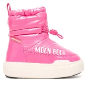 Škornji za sneg Moon Boot Jr Park Tube Mid Glitter Wp 80D3440110 Roza