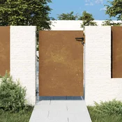 Vrtna vrata 85 x 125 cm od celika COR-TEN