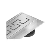 Mexen Flat 360° M15 vrtljivi linearni odtok 90 cm, inox - 1024090-40
