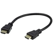 ATEN ATEN HDMI priključni kabel HDMI-A vtič 0.30 m črna 2L-7DA3H #####4K UHD HDMI kabel, (20421334)