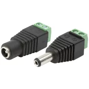 KONEKTOR DC SET MUŠKI/ŽENSKI 12VDC/3A