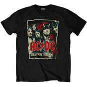 AC/DC Majica Highway To Hell Sketch Unisex Black 2XL