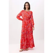 Trendyol Modest Ženska haljina Tctss26Eb00163, Crvena