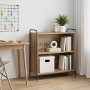 vidaXL Knjigovni omar 80 x 33 x 80 cm Inženirski les Artisan hrast