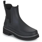 Hunter Refined Stitch Detail Chelsea Boots Črna