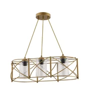 OPVIQ Luster Dratrio Glass Gold Transparent