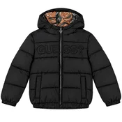 Guess HOODED LS PADDED JACKET W/ZIP Črna