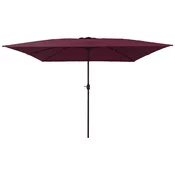 Vrtni suncobran Bordeaux Crvena 295 x 295 x 245 cm